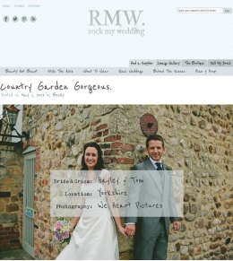 London Alternative Wedding Photographer, Yorkshire Wedding, rock my wedding feature