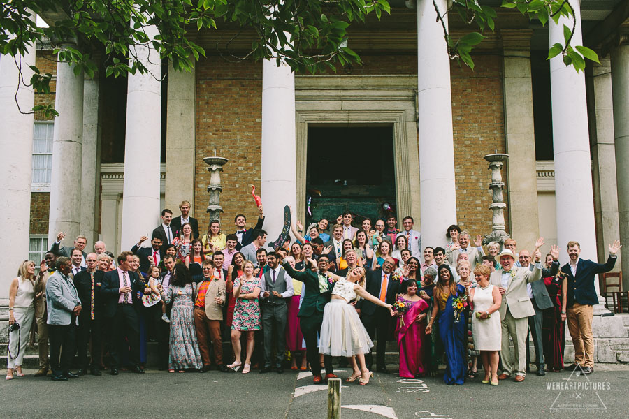 Group Shoot+Caroline_Gardens_Asylum_chapel_Alternative_Wedding_Photography_Couple Portraits