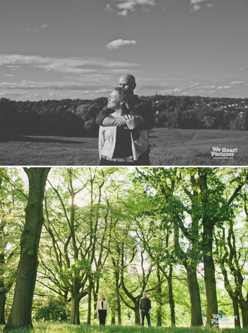 London View from the Park, Alternative Wedding Photographer, Wood