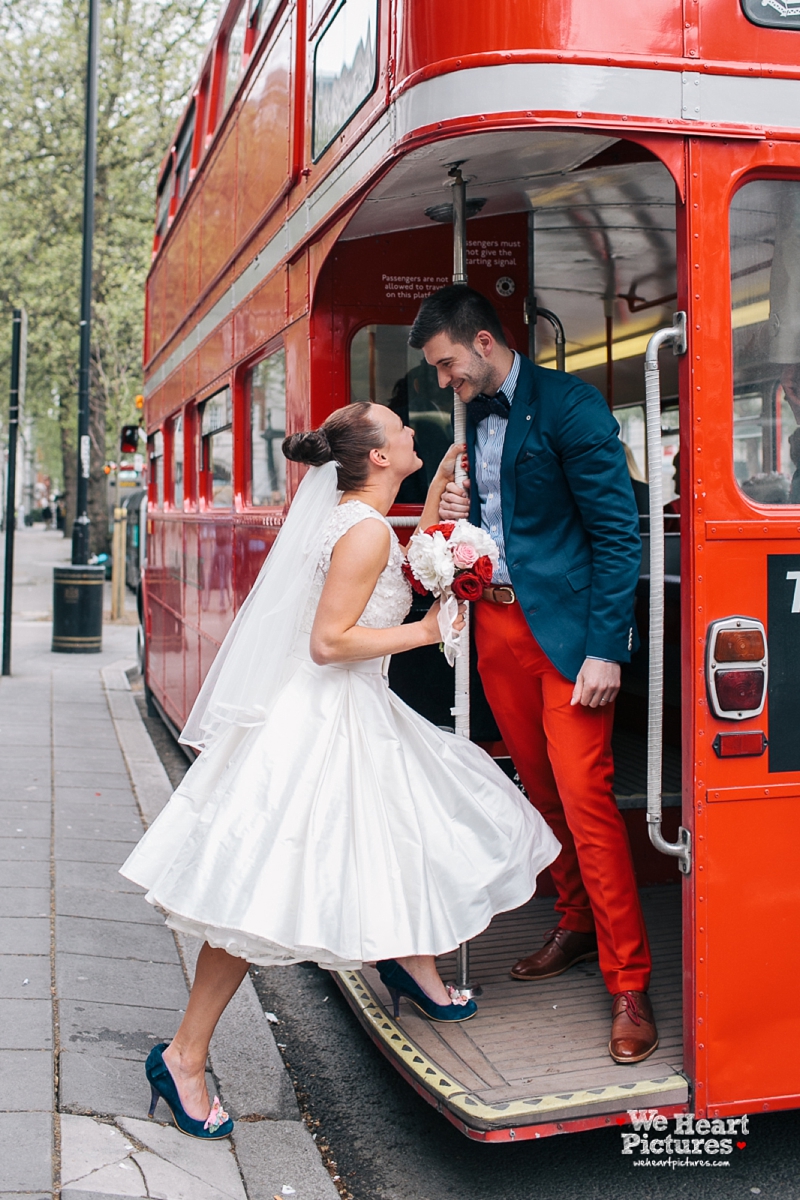Route Master Bus Red Bus Westminster Register Office Wedding Photographer