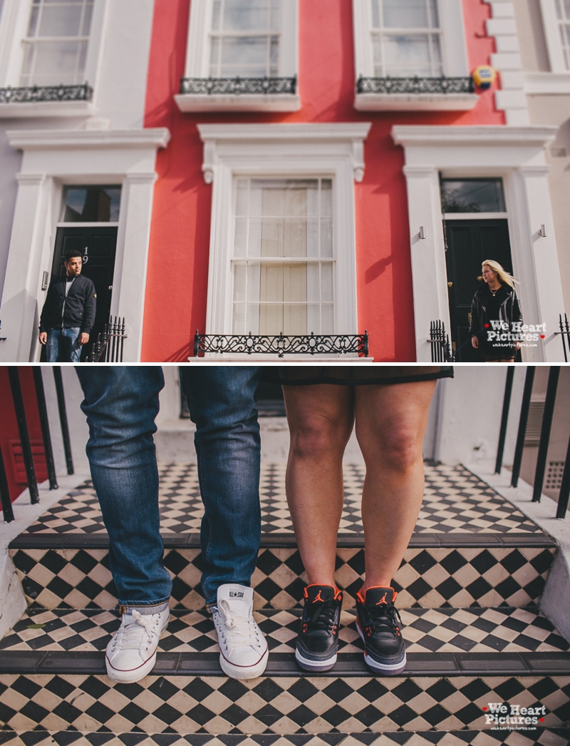London Portobello Road | Notting Hill Engagement Shoot Alternative Wedding Photographe