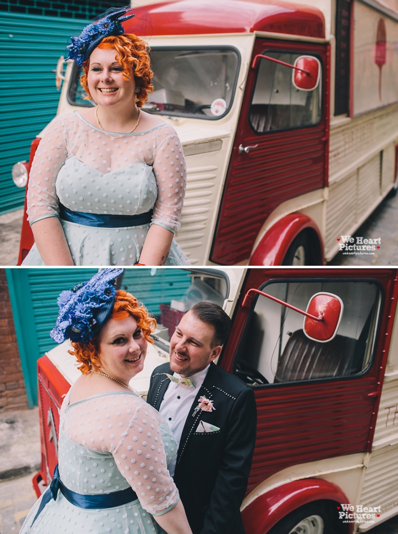 Bride and Groom Portraits Day of the Death Wedding Alternative Wedding Photographer London | Shoreditch Wedding Photographer