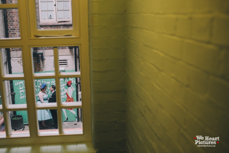 Bride and Groom Portraits Day of the Death Wedding Alternative Wedding Photographer London | Shoreditch Wedding Photographer