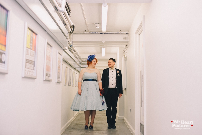 Bride and Groom Portraits Day of the Death Wedding Alternative Wedding Photographer London | Shoreditch Wedding Photographer