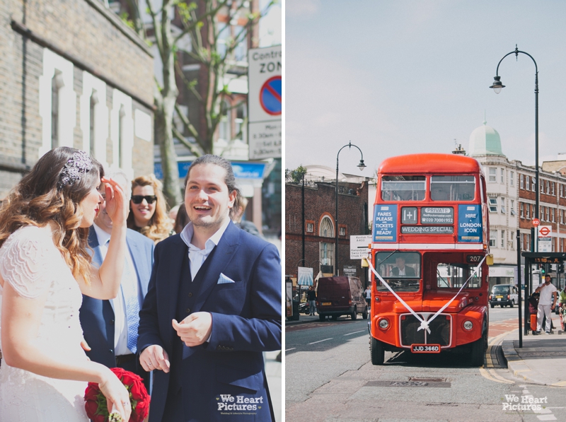 route master red bus, wedding service, Wedding Days covered in Style and rich Visual imagery, London Alternative Wedding Photographer, Reportage Wedding Photography in London