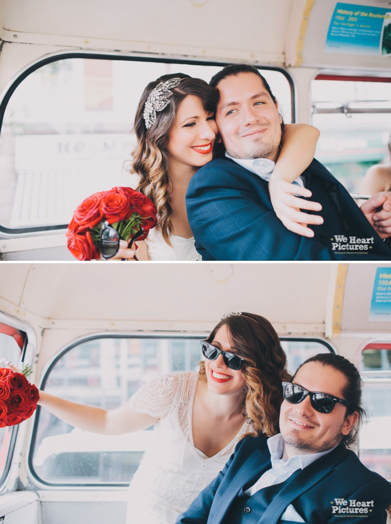Routemaster red bus wedding service, Wedding Days covered in Style and rich Visual imagery, London Alternative Wedding Photographer, Reportage Wedding Photography in London