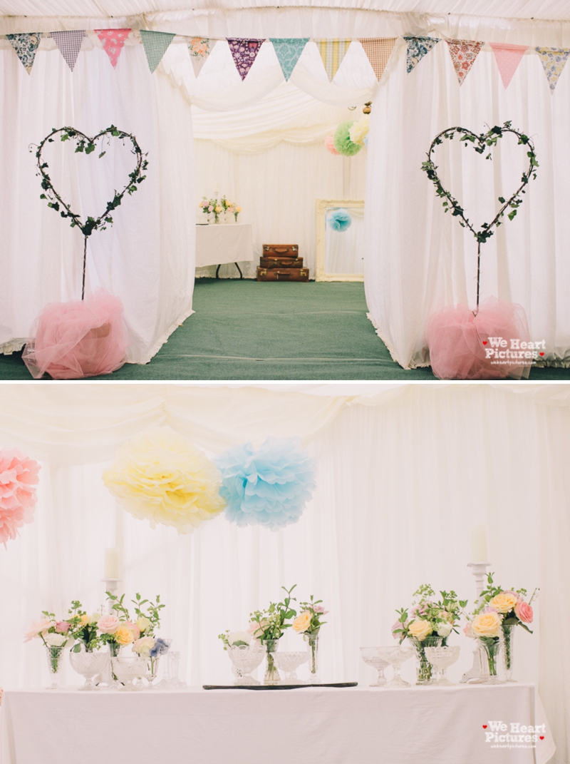 Ivi Hearts wedding deco, Alternative Wedding Photography In London, Pastel Tones wedding