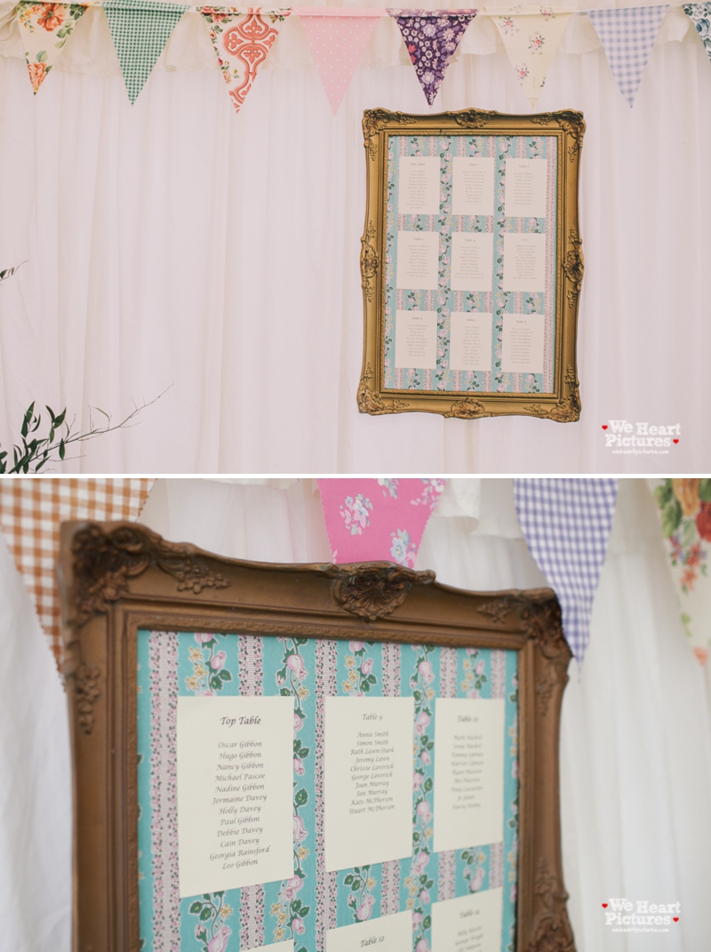 table names frame, Reportage of a morning on a wedding day in St albans, Ivi Hearts wedding deco, Alternative Wedding Photography In London, Pastel Tones wedding