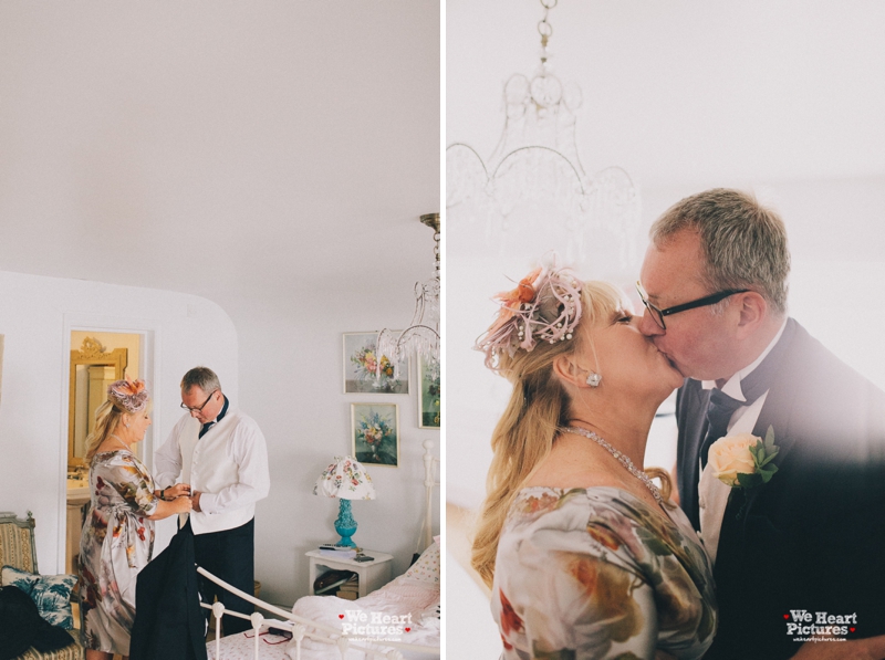 Parent of the bride, Reportage of a morning on a wedding day in St albans, Ivi Hearts wedding deco, Alternative Wedding Photography In London, Pastel Tones wedding