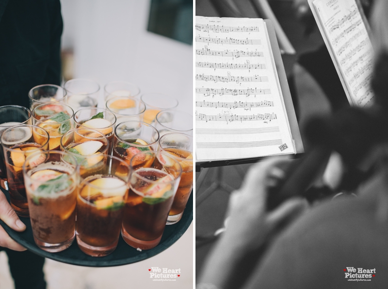 Music violin and Drinks at a wedding, St Albans Cathedral Wedding | London Alternative Wedding Photography, Reportage of a wedding Day 