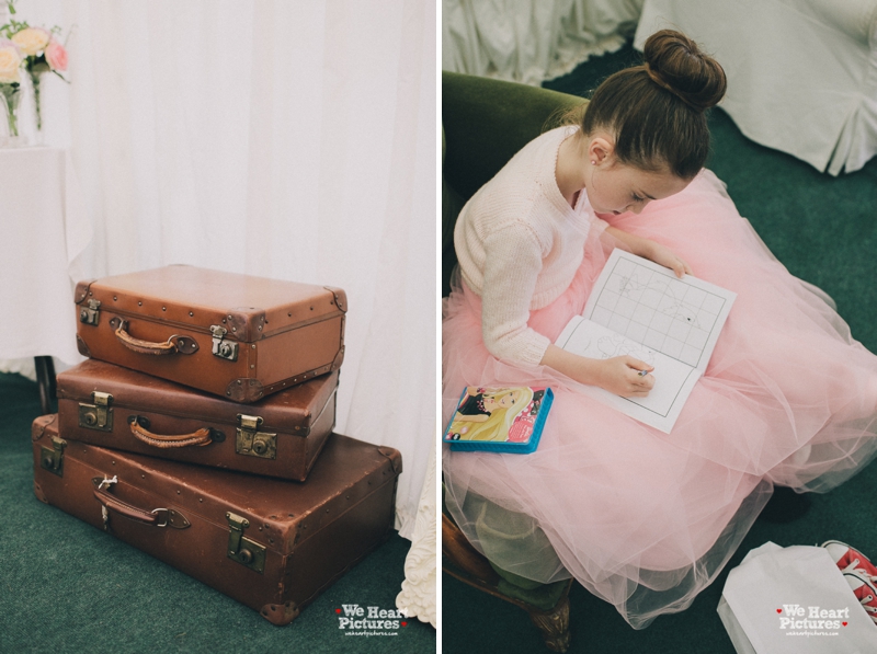 Vintage suitcases, St Albans Cathedral Wedding | London Alternative Wedding Photography, Reportage of a wedding Day 