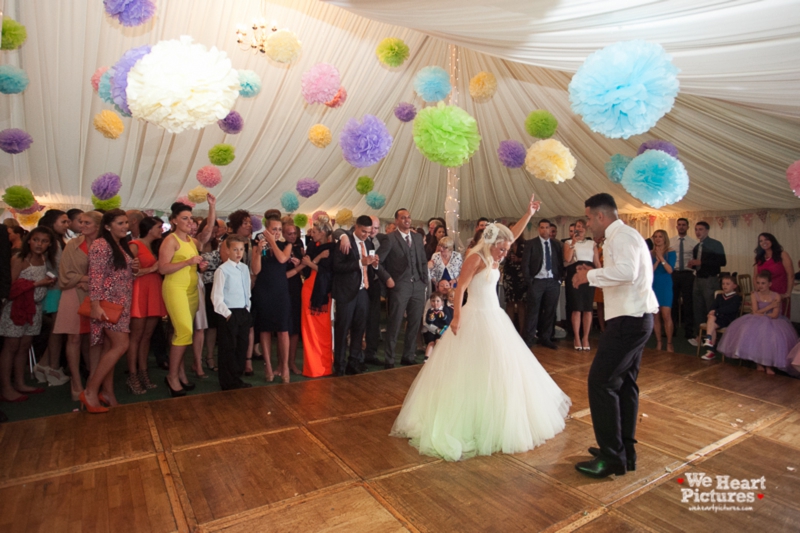 First Dance, London Alternative Wedding Photography, Reportage of a wedding Day at St Albans