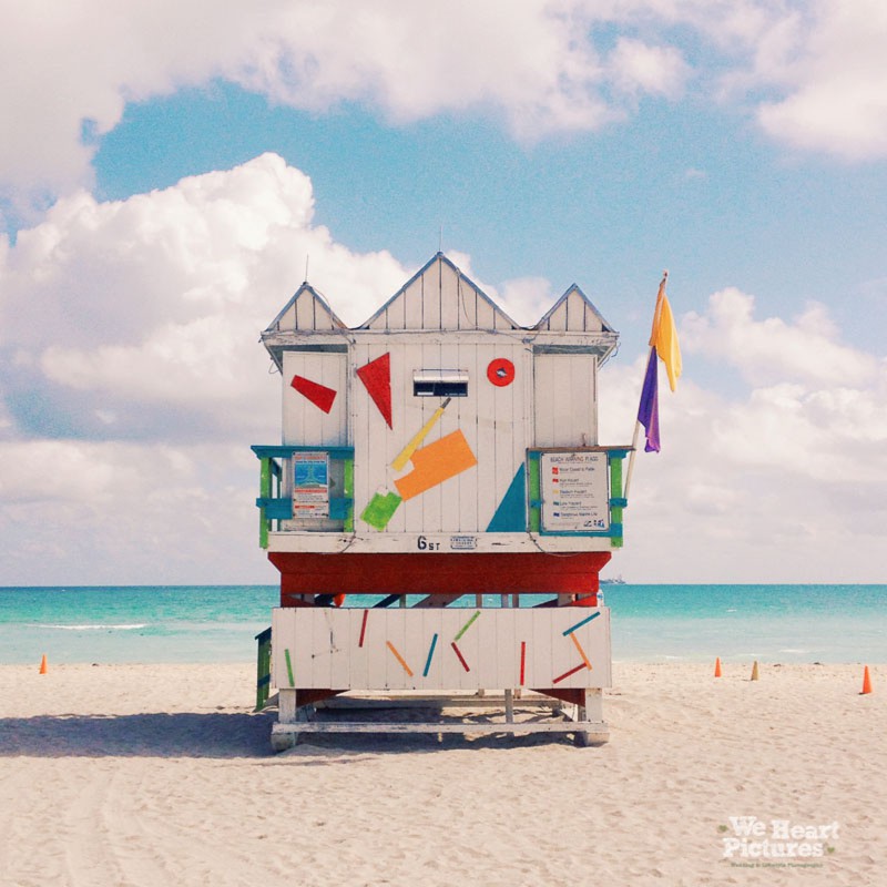 Miami Lifeguard Hut | Alternative wedding Photography London