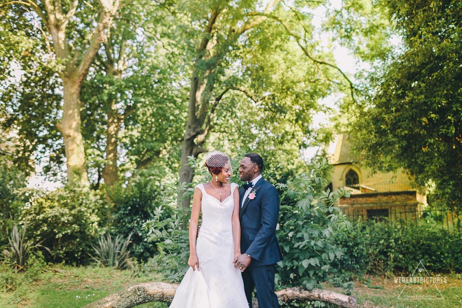 Stoke Newington Hall-Wedding_Clissold Park-Bride and Groom Portraits_Creative_Quirky_Photography