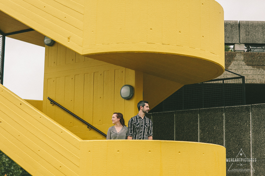 London Alternative Wedding Photography, Southbank, Yellow stairs and walls, Brittany+David Eshoot-weheartpictures-0048