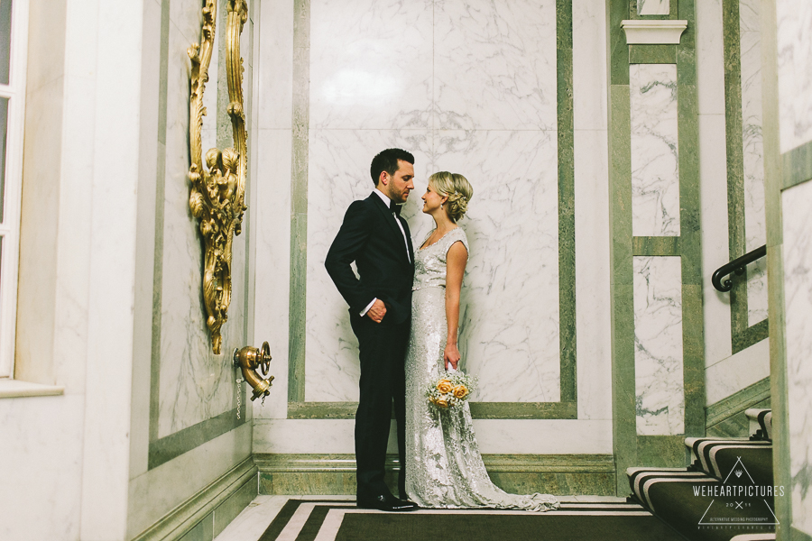 Winter London Wedding at the Rosewood Hotel and Hawksmoor- Creative & alternative Wedding Photographer UK &  Destination