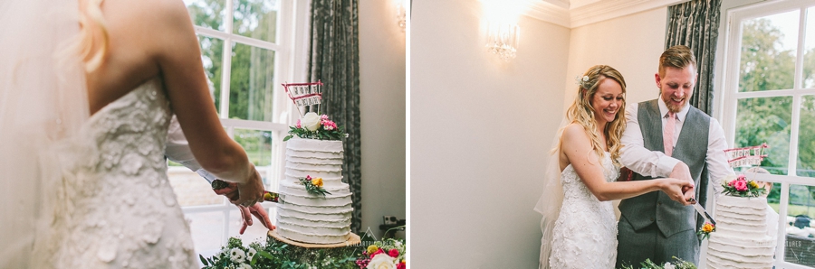Cutting the wedding cake | Creative Wedding Photography UK & Destination >> weheartpictures.com