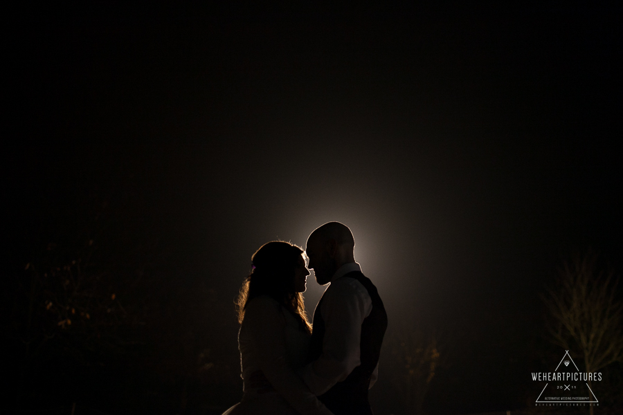 Alternative-Creative-Tythe-Tewinbury-Barn-Wedding-Photography-Winter-Lightpainting