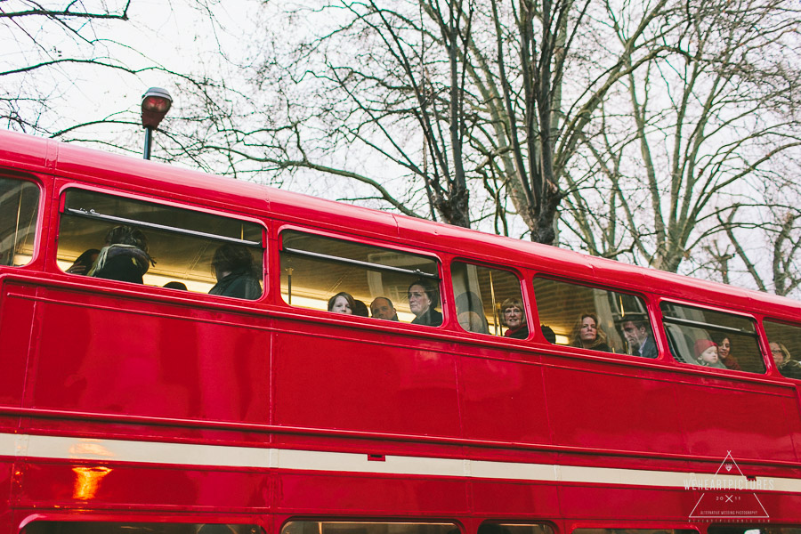Red Bus, Conway Hall-Stoke Newington Hall-Wedding Photos