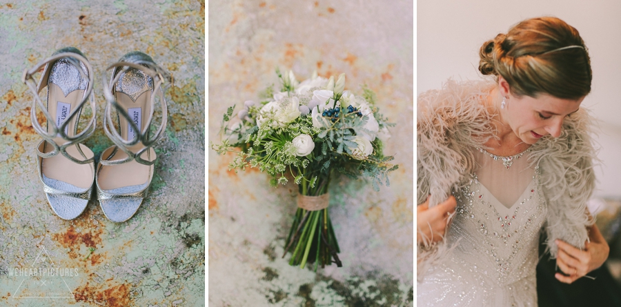 Jimmy Shoe, Bouquet, Bride, Conway Hall-Stoke Newington Hall-Wedding Photos