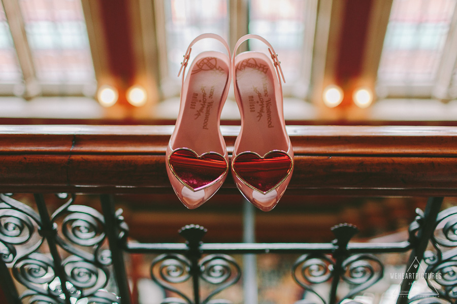 Creative & Alternative Wedding Photographer-London Wedding at Chads Place Kings Cross & St Stephens Church in Hampstead- Preparations at the Renaissance Hotel- Vintage Wedding Dress, Routemaster and Vivienne Westwood Shoes