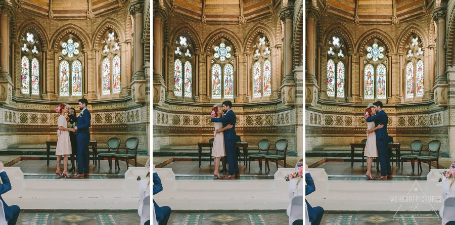 Creative & Alternative Wedding Photographer-London Wedding at Chads Place Kings Cross & St Stephens Church in Hampstead- Preparations at the Renaissance Hotel- Vintage Wedding Dress, Routemaster and Vivienne Westwood Shoes