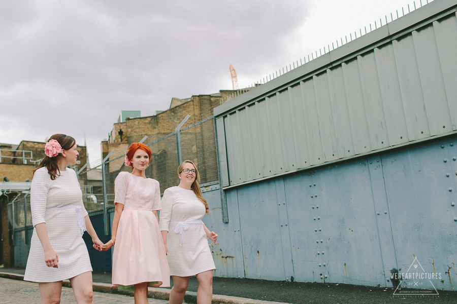 Creative & Alternative Wedding Photographer-London Wedding at Chads Place Kings Cross & St Stephens Church in Hampstead- Preparations at the Renaissance Hotel- Vintage Wedding Dress, Routemaster and Vivienne Westwood Shoes