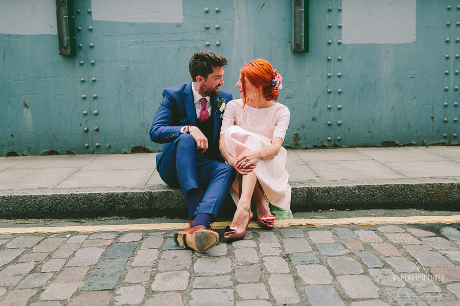 Creative & Alternative Wedding Photographer-London Wedding at Chads Place Kings Cross & St Stephens Church in Hampstead- Preparations at the Renaissance Hotel- Vintage Wedding Dress, Routemaster and Vivienne Westwood Shoes