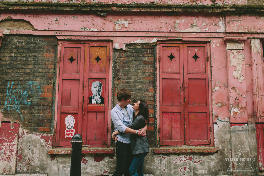 Engagement shoot in Shoreditch East London-Creative Alternative Wedding Photography