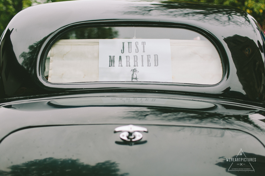 Wedding Car, Mexican Fiesta Wedding in London, Alternative Wedding Photography