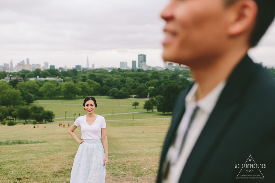 Alternative engagement shoot London Westminster Photographer