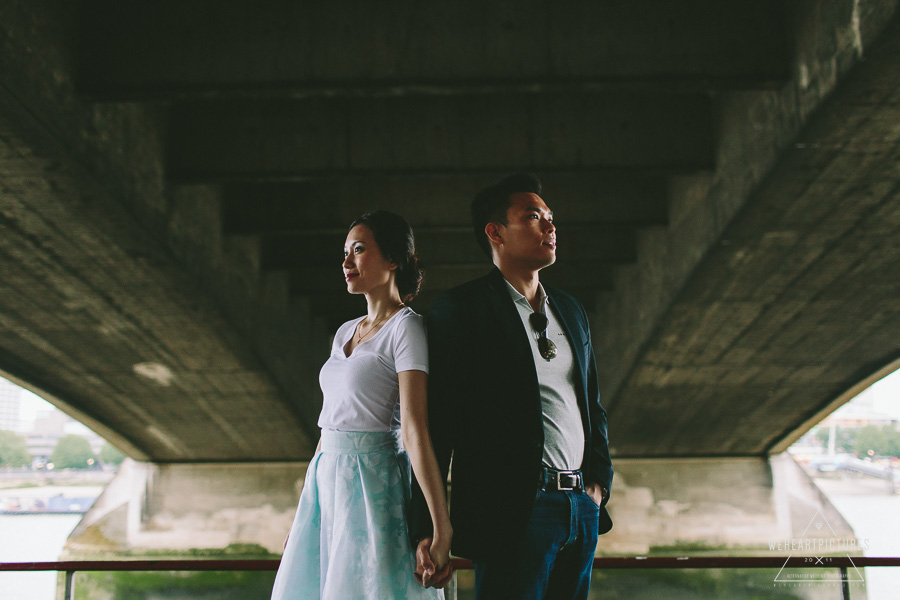 Alternative engagement shoot London Westminster Photographer, Couple from Hong Kong engagement session in London