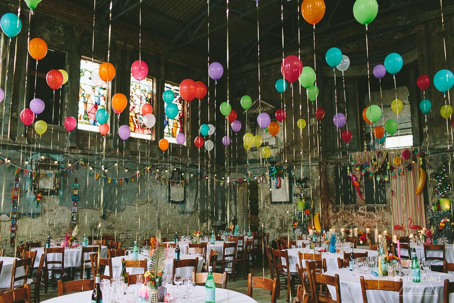 Setting Tables_Wedding Breakfast_Caroline_Gardens_Asylum_chapel_Alternative_Wedding_Photography