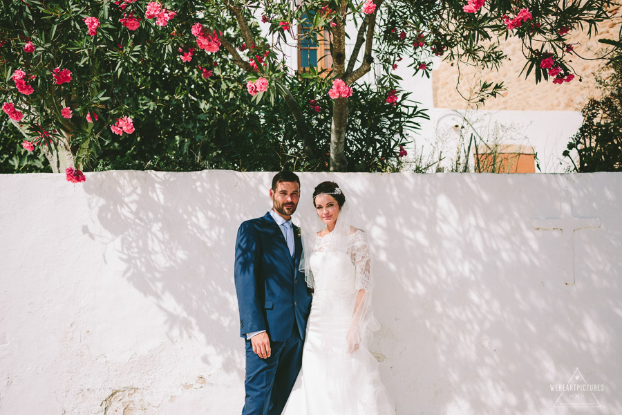 Bridal Portraits_Wedding at Santa Eulalia Church in Ibiza_Destination Wedding Photographer_London_Europe