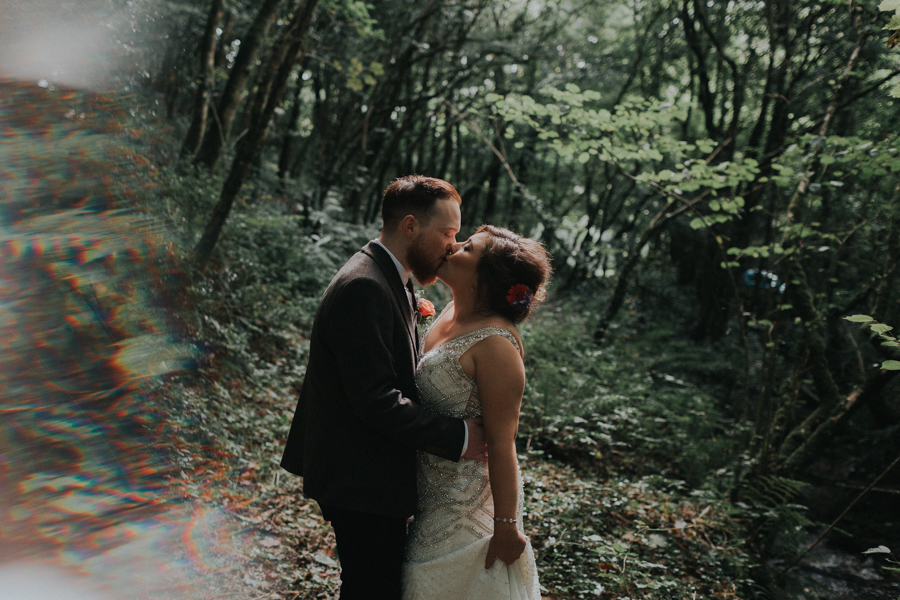 A wedding in the woods-Alternative Wedding Photography UK Destination