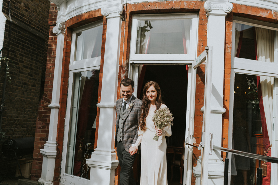 London-peckham-alternative-wedding-photography-clayton-arms-wedding-Franks Cafe, The windmill Hotel Wedding Preps