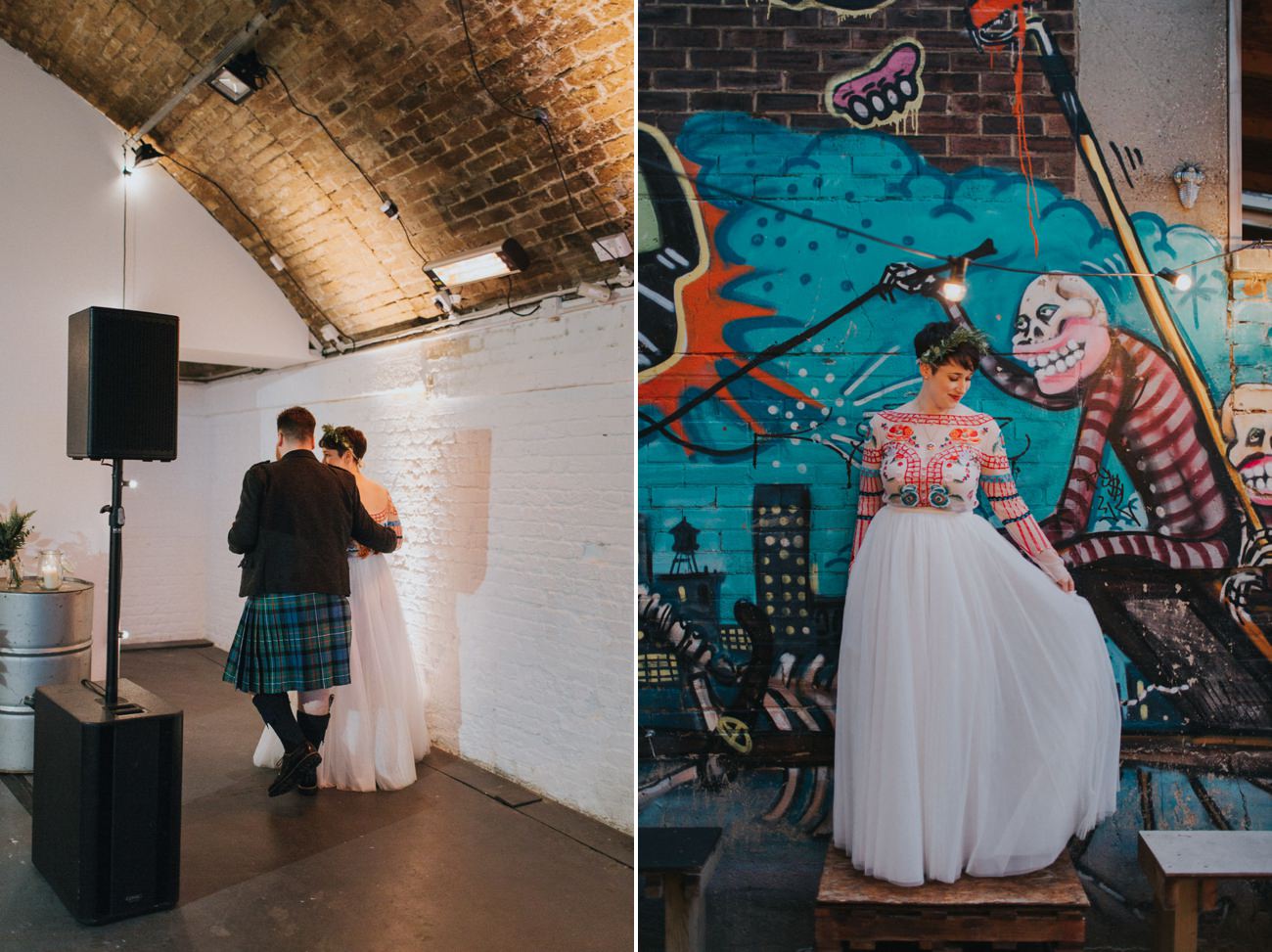 Hoxton Arches Wedding_London Alternative Wedding Photographer