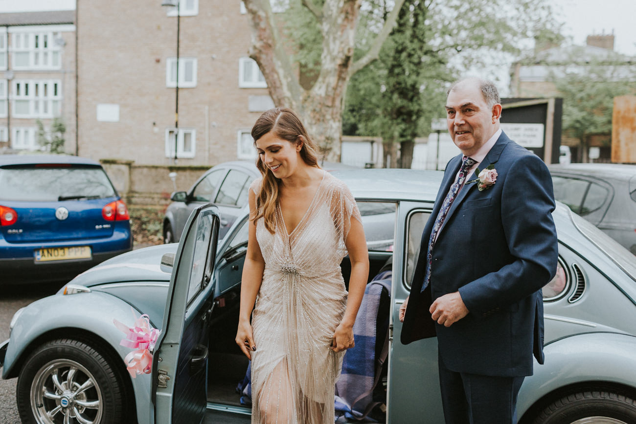 London Wedding in Walthamstow_Bride and Groom Portraits at Gods Own Yard and the Walthamstow Village_Alternative Wedding Photographer