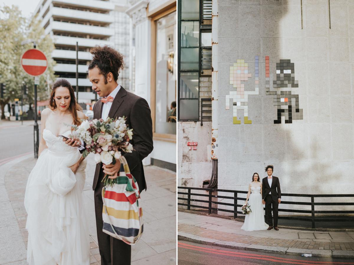 Shoreditch Wedding at The Curtain London and Mum and Dad Studios_Alternative Wedding Photographer_We Heart Pictures