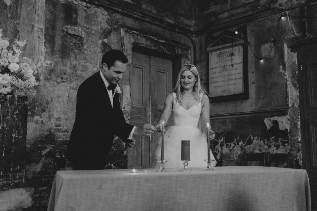 London Alternative Wedding Photography at The Ned London and Asylum Chapel