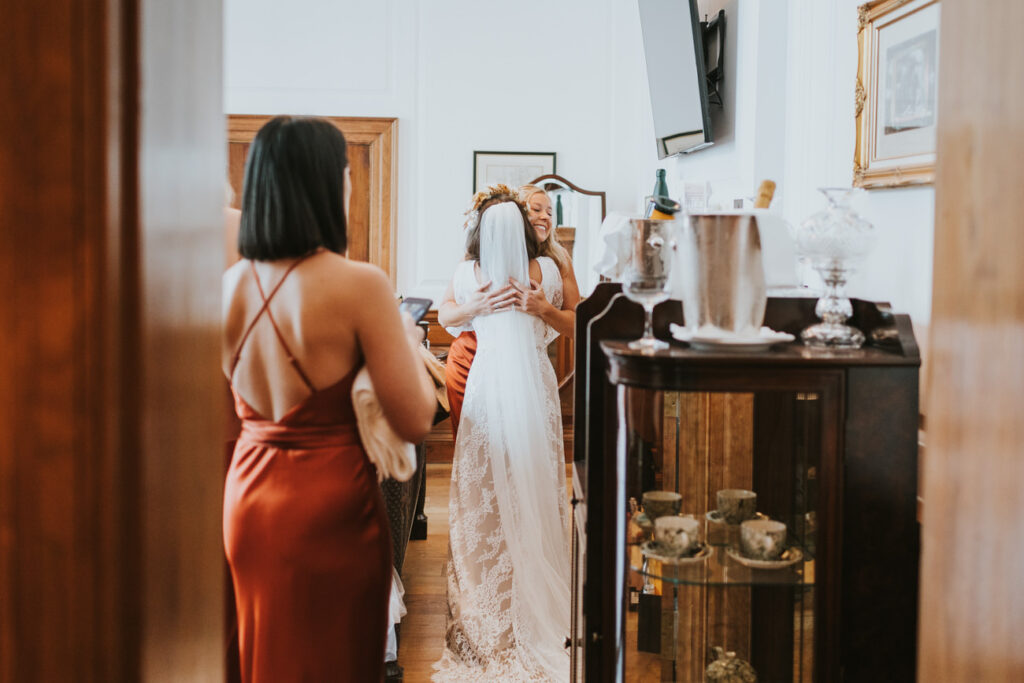 Bride getting ready at The Ned - AMP Studios - Asylum Chapel London Alternative Wedding Photographer- We Heart Pictures