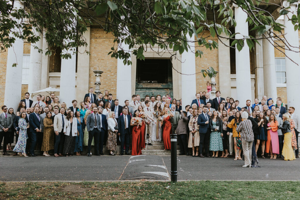 Bridal party- Boho Wedding - AMP Studios - Asylum Chapel London Alternative Wedding Photographer- We Heart Pictures