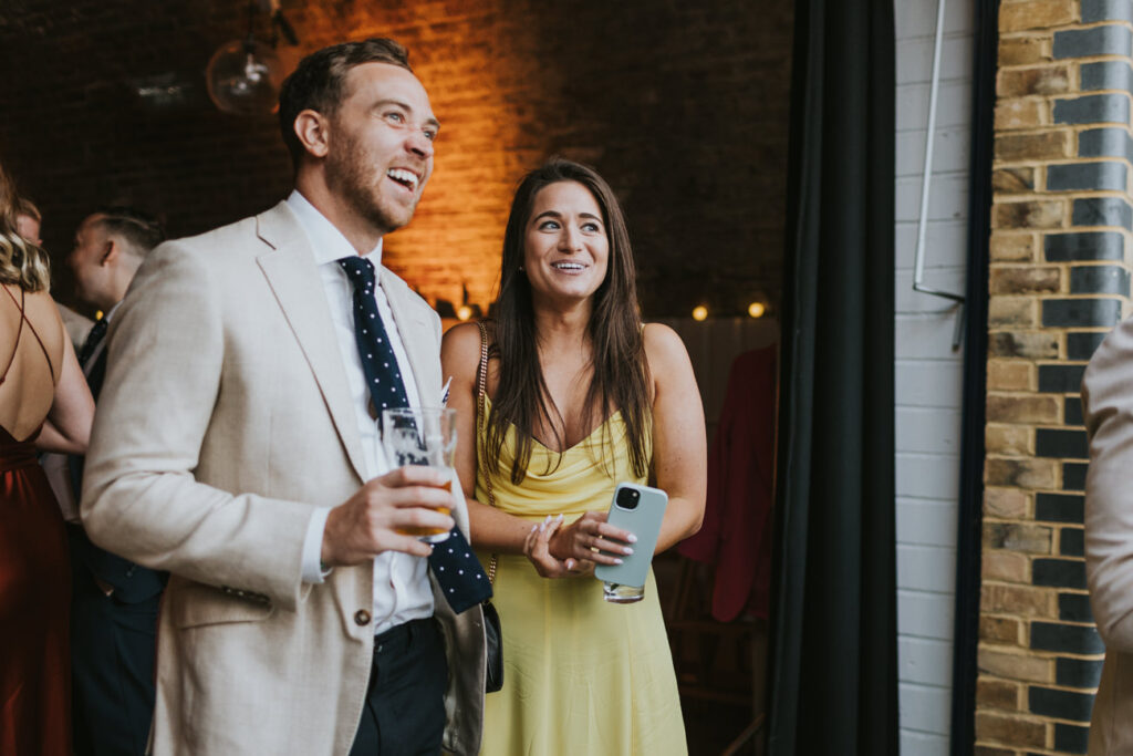 Guests at AMP Studios - AMP Studios - Asylum Chapel London Alternative Wedding Photographer- We Heart Pictures