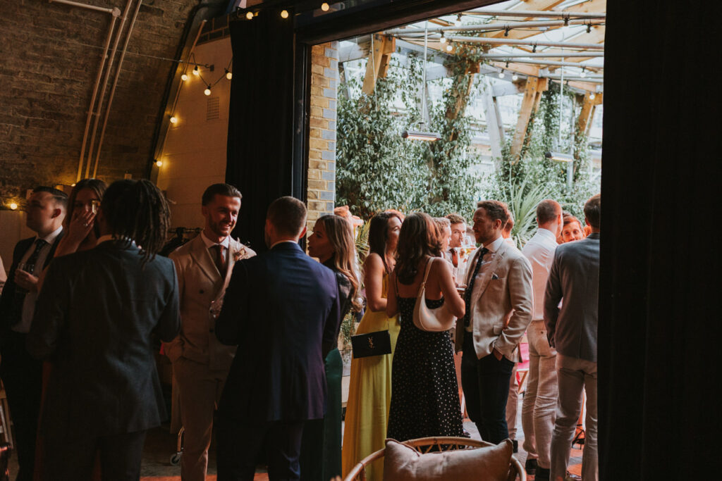 Guests at AMP Studios - AMP Studios - Asylum Chapel London Alternative Wedding Photographer- We Heart Pictures