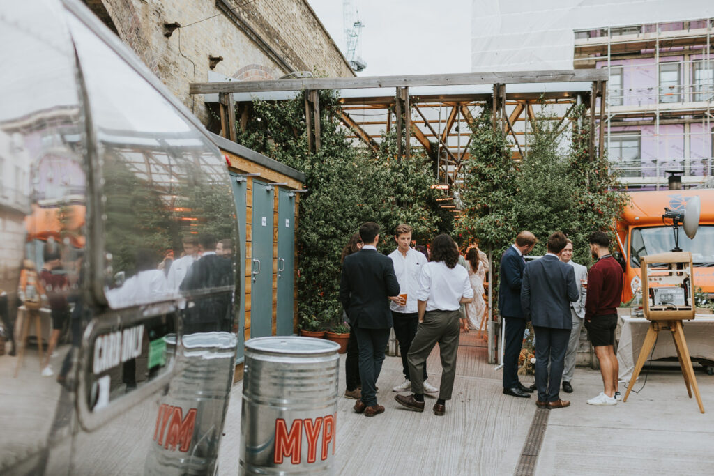 Guests at AMP Studios - AMP Studios - Asylum Chapel London Alternative Wedding Photographer- We Heart Pictures