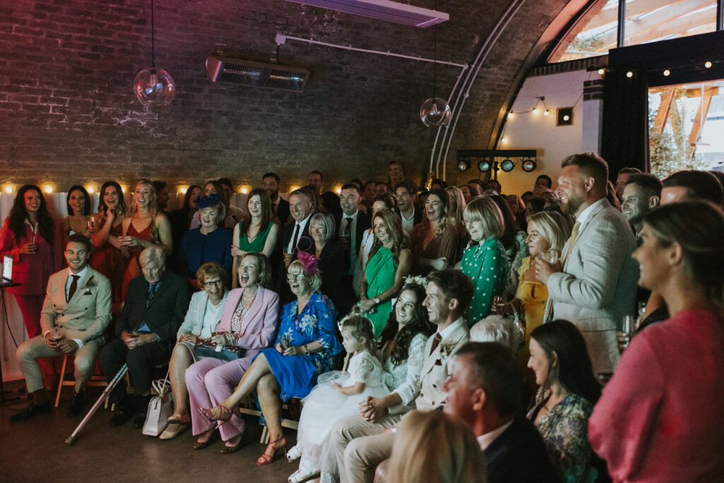 Guests at AMP Studios - AMP Studios - Asylum Chapel London Alternative Wedding Photographer- We Heart Pictures