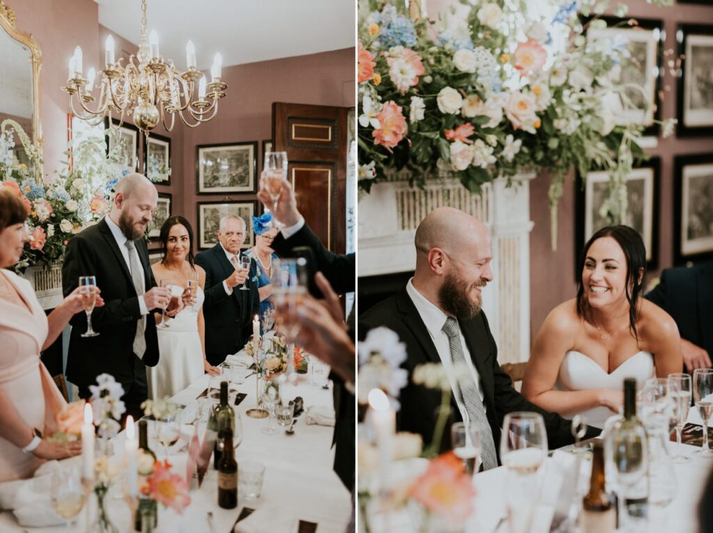 Speeches time - London Wedding at Brunswick House - Alternative Wedding Photography We Heart Pictures