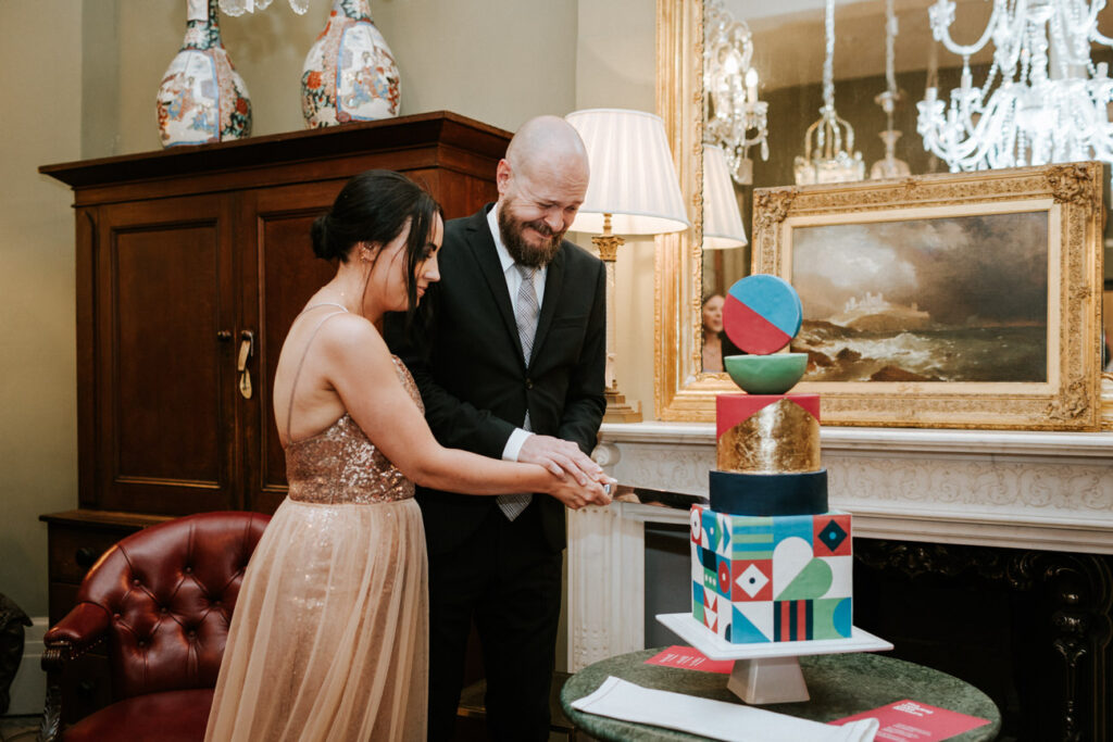Speeches time - London Wedding at Brunswick House - Alternative Wedding Photography We Heart Pictures