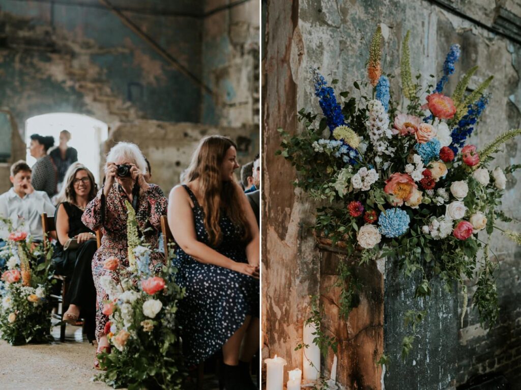 London Wedding Ceremony at Asylum Chapel in Caroline Gardens - Alternative Wedding Photography We Heart Pictures