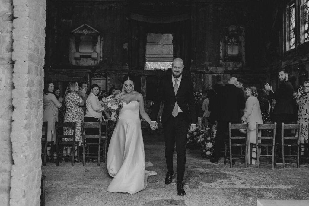 London Wedding Ceremony at Asylum Chapel in Caroline Gardens - Alternative Wedding Photography We Heart Pictures